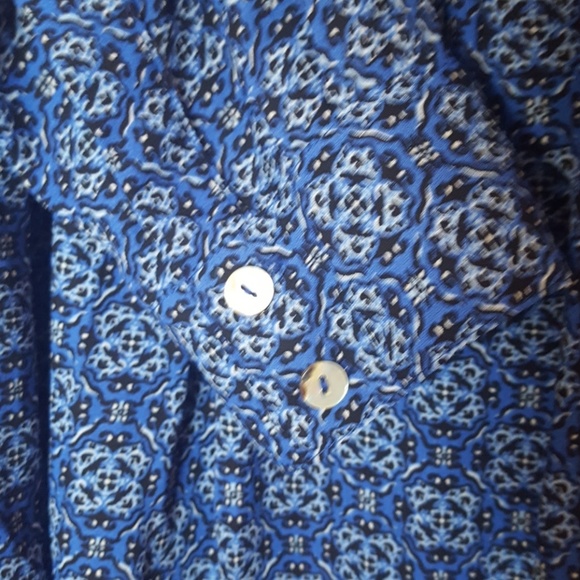 Pale Sky tunic top. Size S. 3/4 sleeve option. - Picture 5 of 5